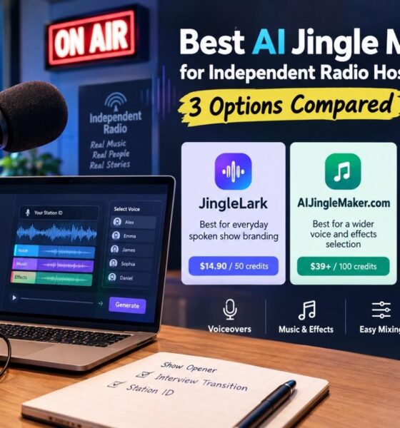 Best AI Jingle Makers for Independent Radio Hosts and DJs: 3 Options Compared